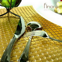 FINARA費納拉 紐約時尚系列 室內裝潢設計高檔精品 -- 金屬餐墊